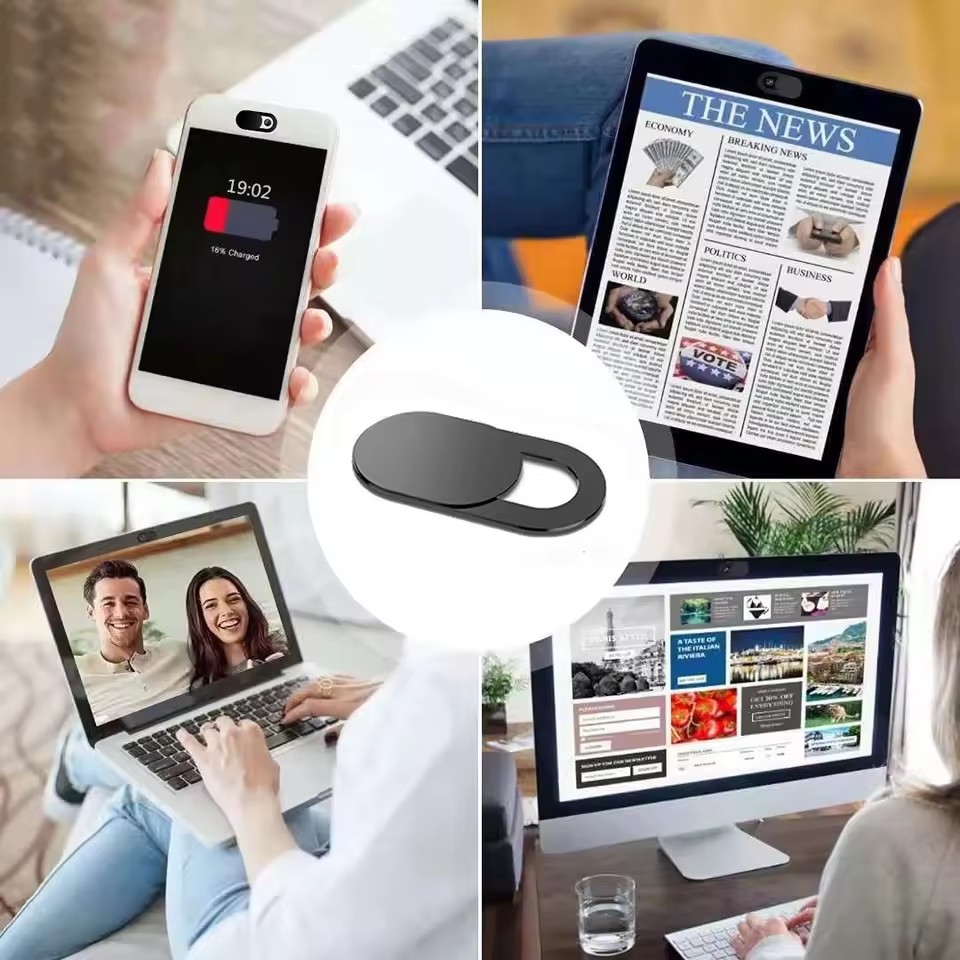 Camera Lens Protector - Osłonka na kamerę internetową, suwak na