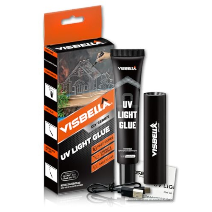Liquid Uv Glue Kit - Zestaw żywicy klejącej na bazie UV