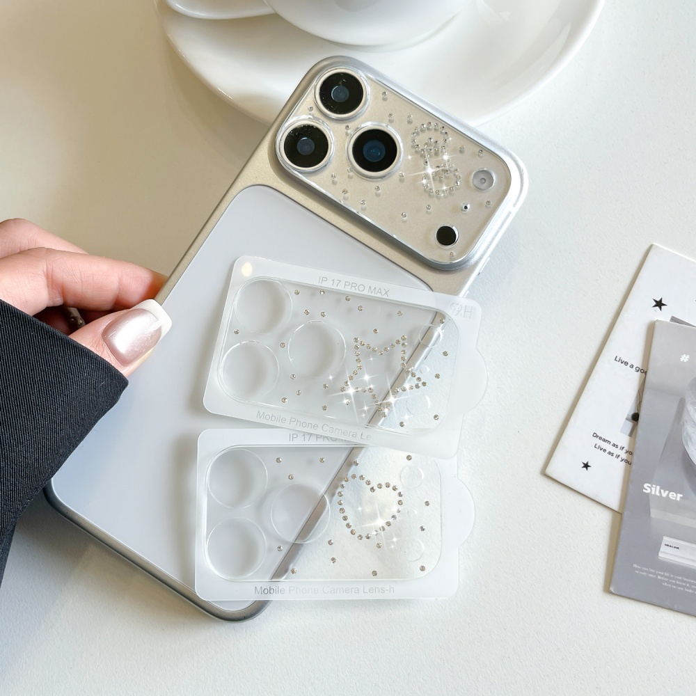 Camera Lens Protector - Luksusowa diamentowa 3D szklana osłona aparatu