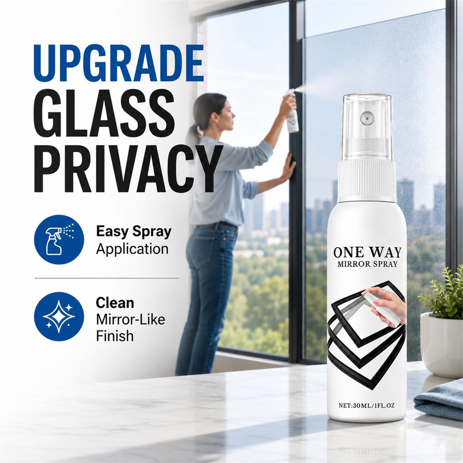 Privacy Screen Protector - Spray odblaskowy do szyb 30ml, szybkoschnący,