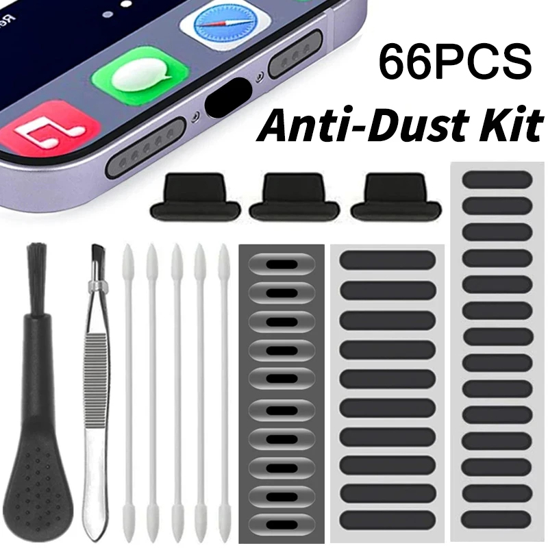 Dust Removal Sticker - 66 SZT. Zatyczka Przeciwkurzowa Głośnika Telefonu