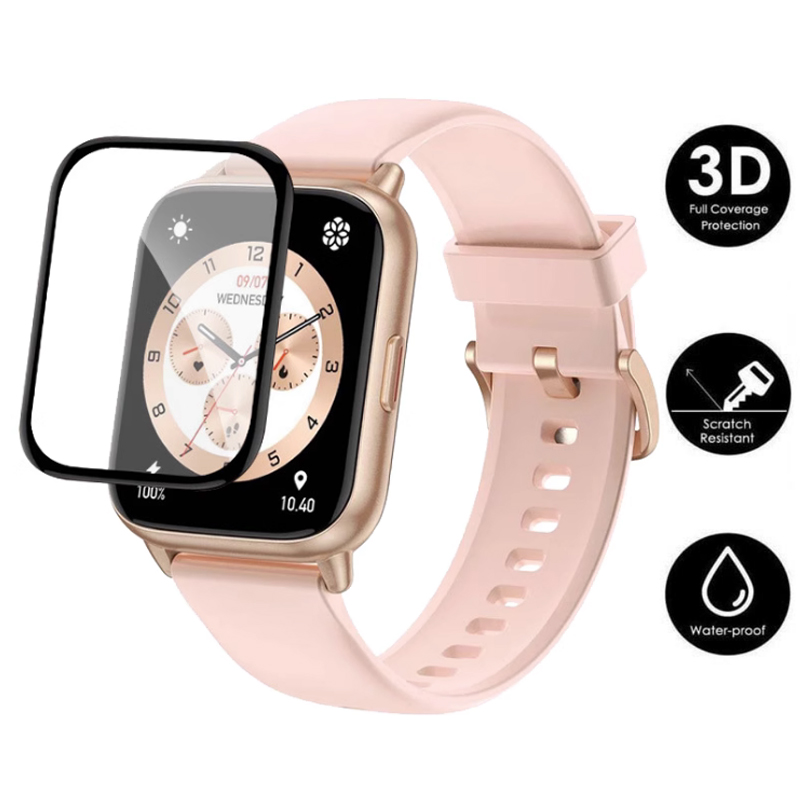 Curved Edge Screen - Smartwatch z przezroczystą folią ochronną 3D