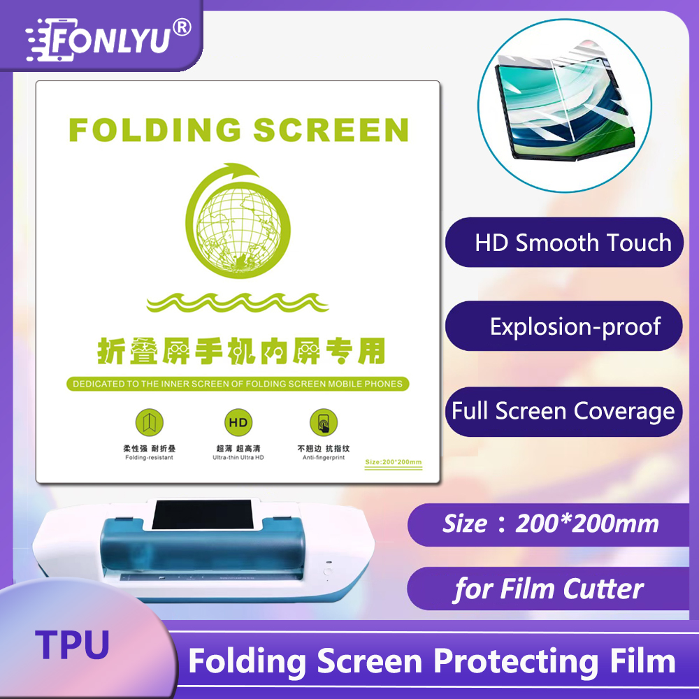 Screen Protector Cutter - FONLYU HD Silikonowa elastyczna folia hydrożelowa