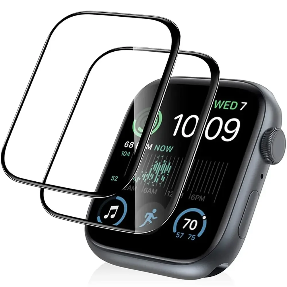 Smartwatch Screen Film - Pełna zakrzywiona osłona ekranu do Apple