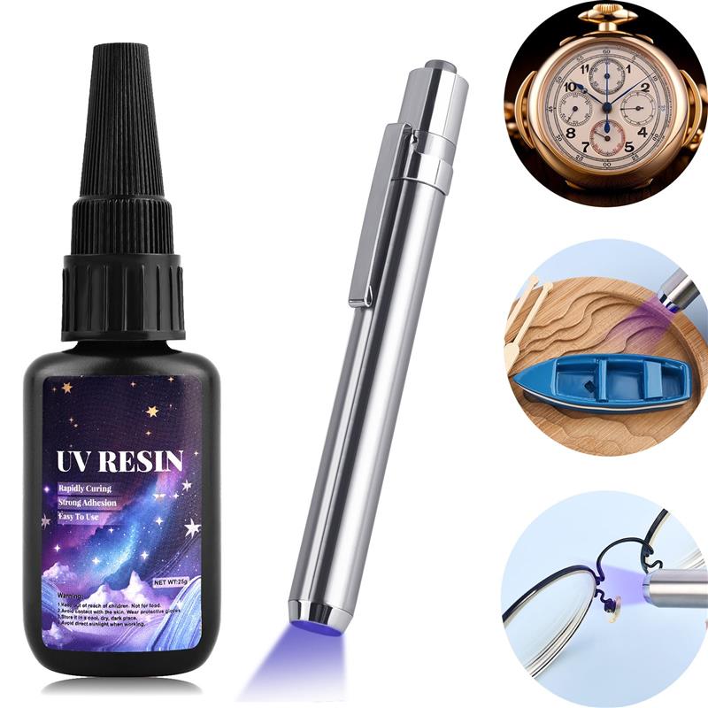 Liquid Uv Glue Kit - Zestaw kleju do spawania UV, który