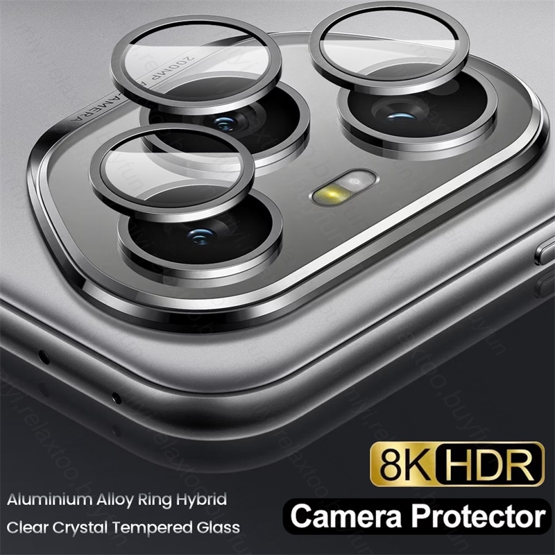 Tempered Glass Screen 9H - Honor400Pro Metalowa Osłonka Ochronna na Kamerę