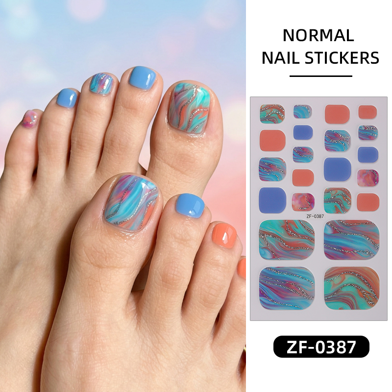 22 szt. Naklejki na paznokcie  – Full Cover Adhesive recenzja i cena