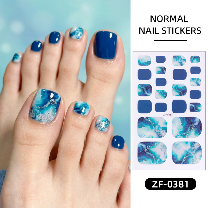 22 szt. Naklejki na paznokcie  – Full Cover Adhesive recenzja i cena