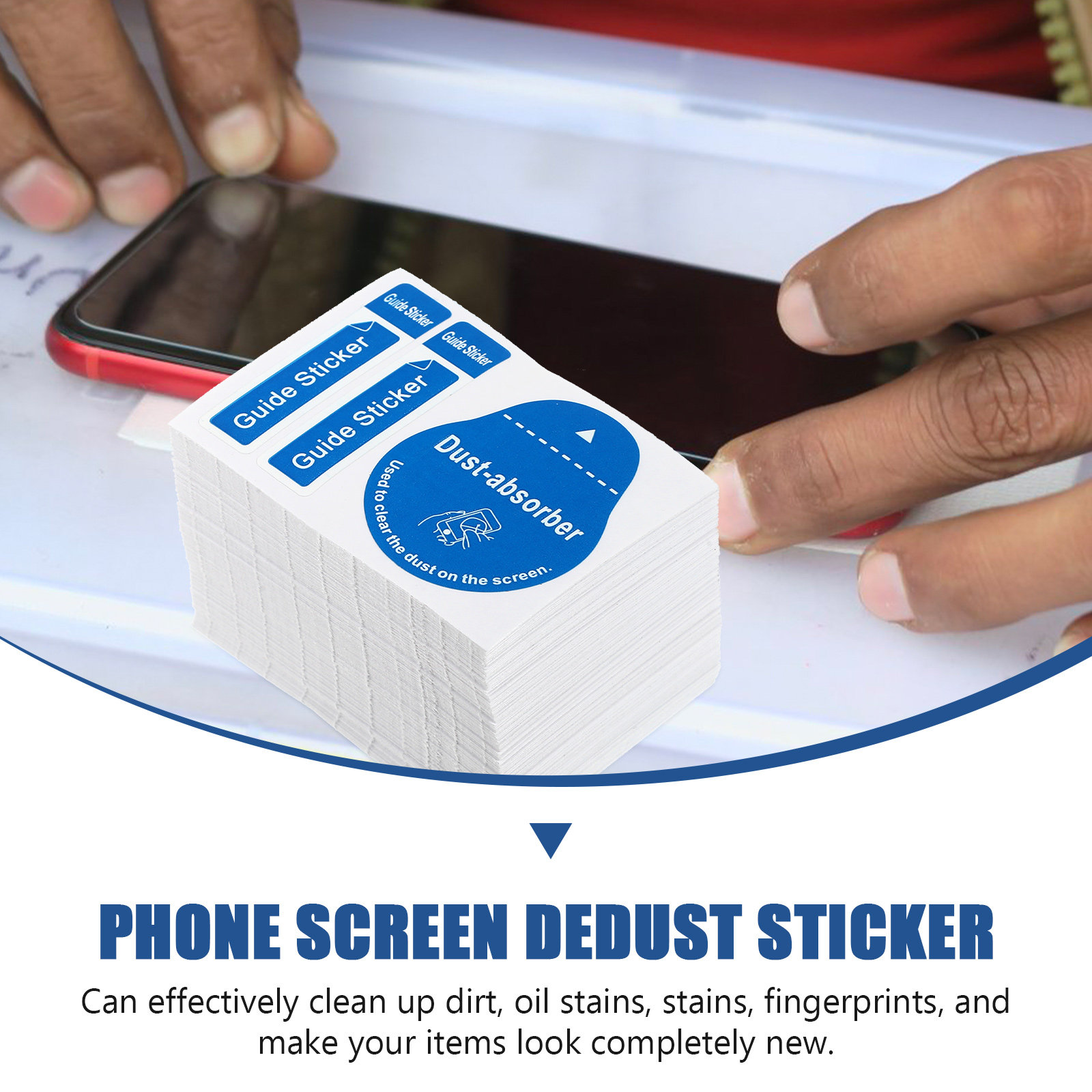 200 szt. naklejek do usuwania  – Dust Removal Sticker recenzja i cena