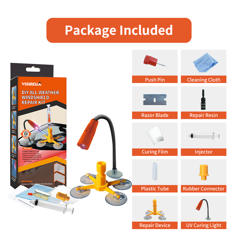 Przednia szyba samochodu zesta – Liquid Uv Glue Kit recenzja i cena