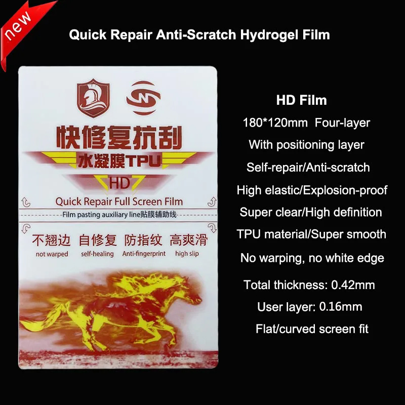 FONLYU 50PCS HD Matte TPU Elas – Flexible Tpu Film recenzja i cena