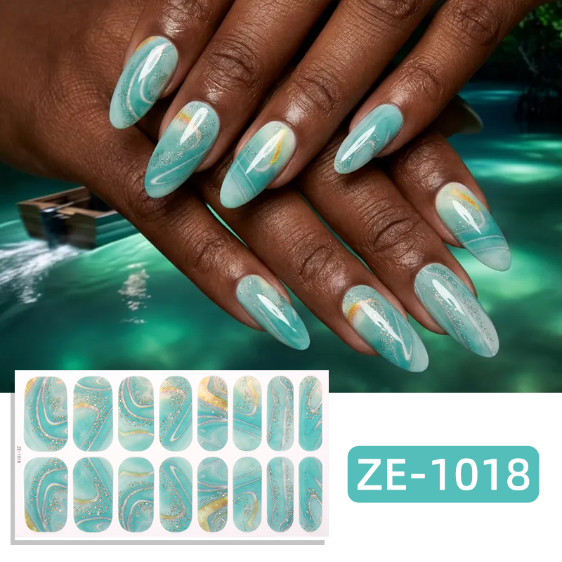 16 Naklejek na Paznokcie z Bro – Full Cover Adhesive recenzja i cena