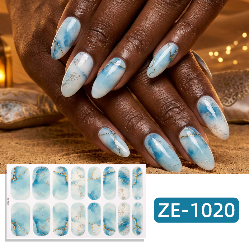16 Naklejek na Paznokcie z Bro – Full Cover Adhesive recenzja i cena