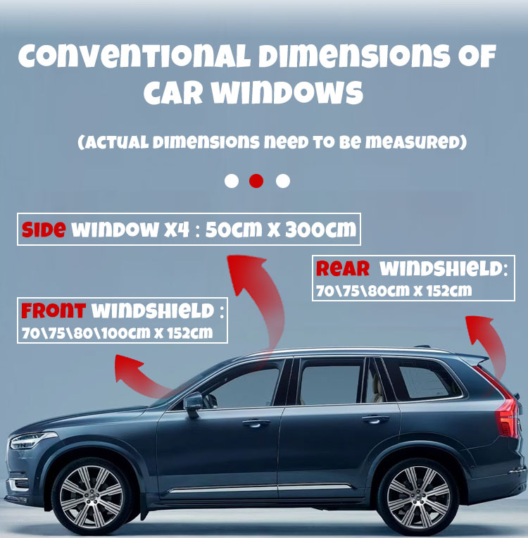 Rozmiar 50/55/58 x152cm IR100% – Glass Protector Auto recenzja i cena