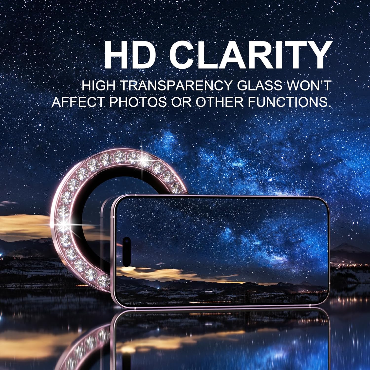 1 szt. Różowa, brokatowa osłon – Tempered Glass Screen 9H recenzja i cena