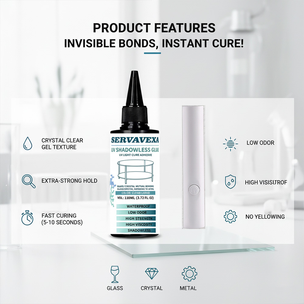 SERVAVEXA 110ml Zestaw kleju u – Liquid Uv Glue Kit recenzja i cena